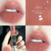 Kiko Double-Headed Lip Lacquer Milk Tea Color Lipstick 103 Glass Doodle Lip Gloss Women's Transparent Nude Color Mirror Surface Kiki Genuine